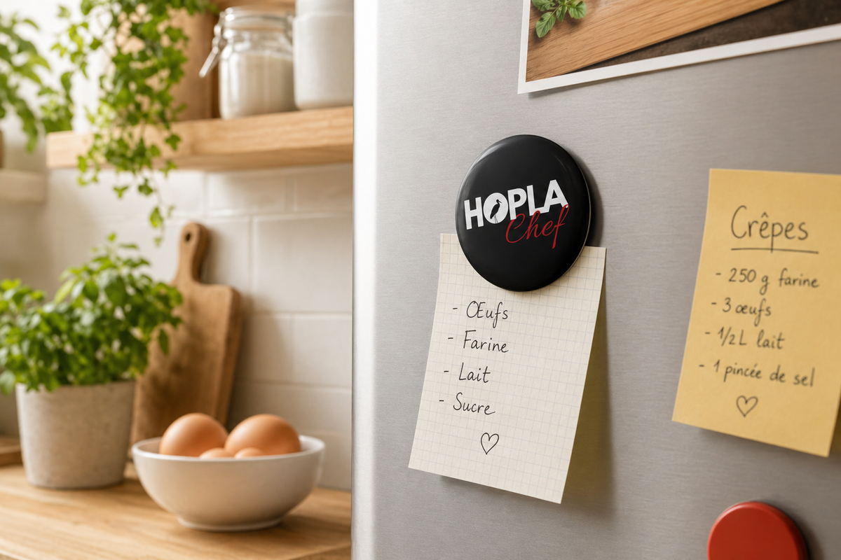 Imán distintivo Hopla Chef