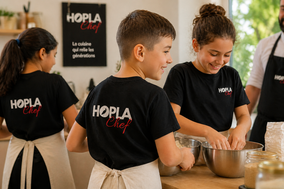 Camiseta Pequeño Chef Hopla Chef