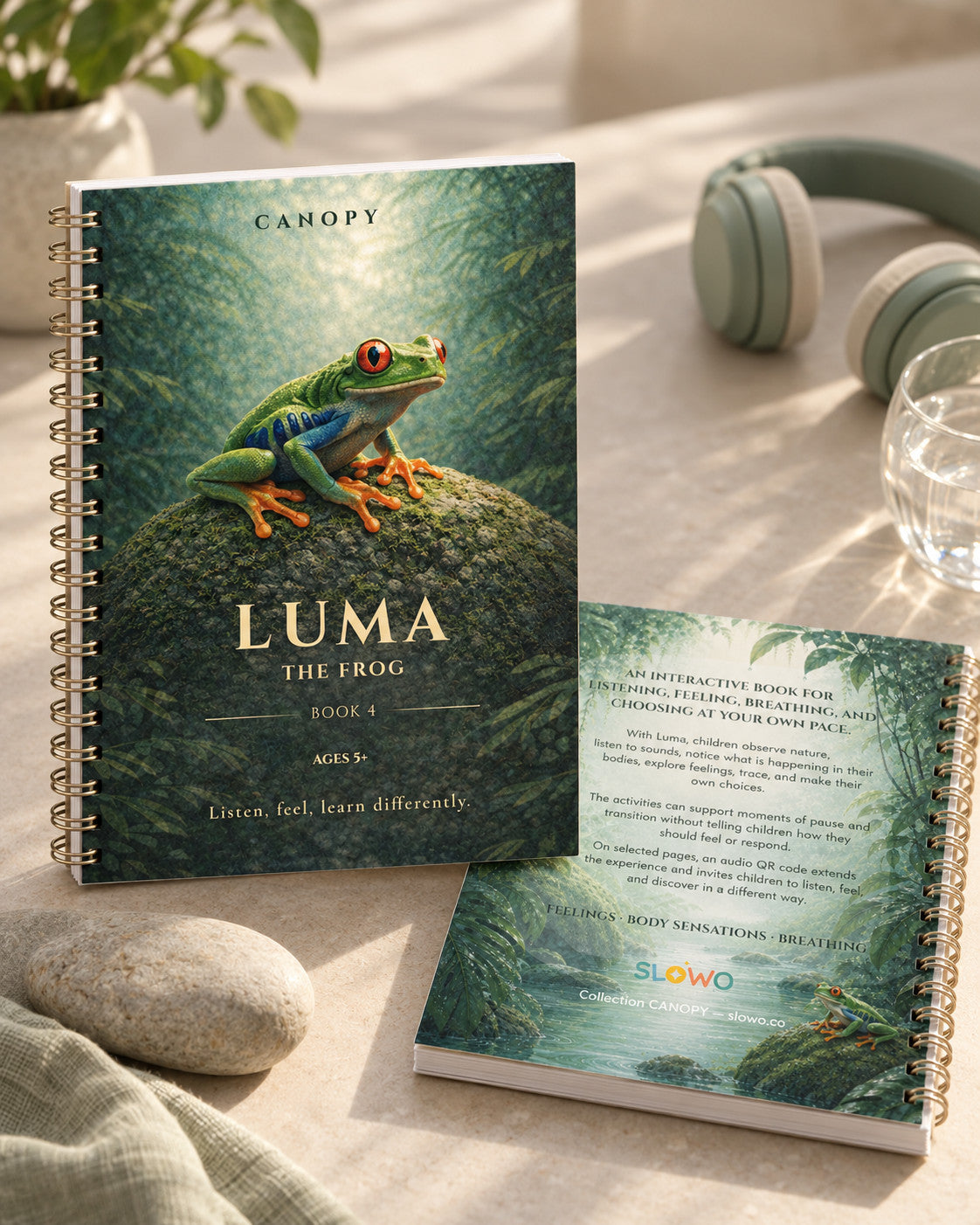 Carnet CANOPY — Luma la grenouille — édition anglais