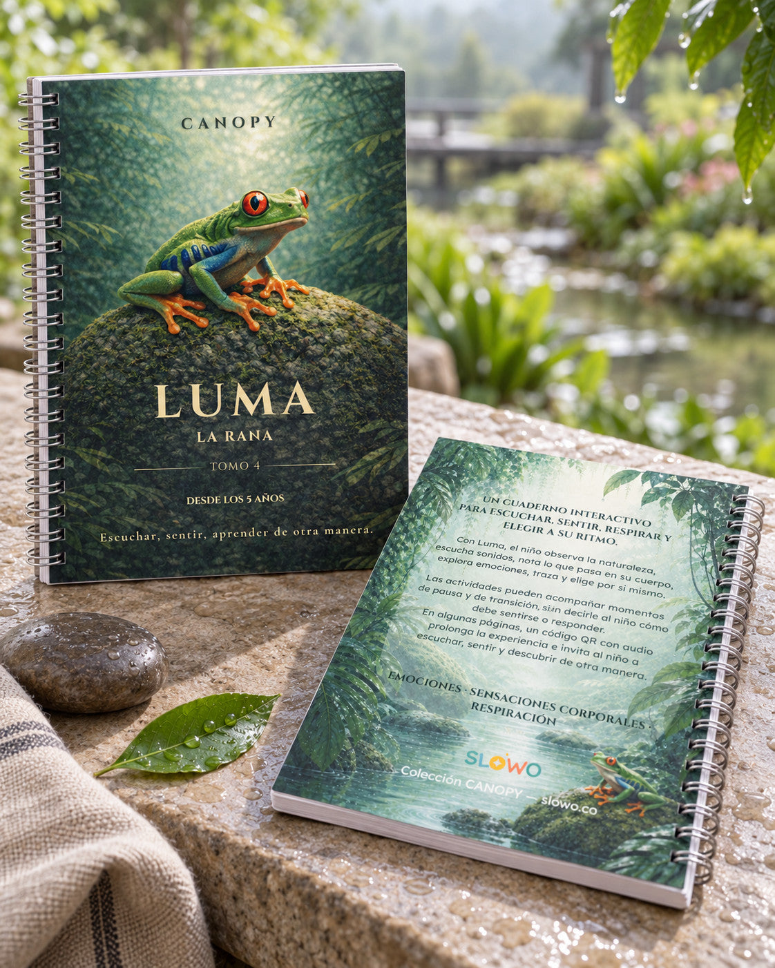 Carnet CANOPY — Luma la grenouille — édition espagnol