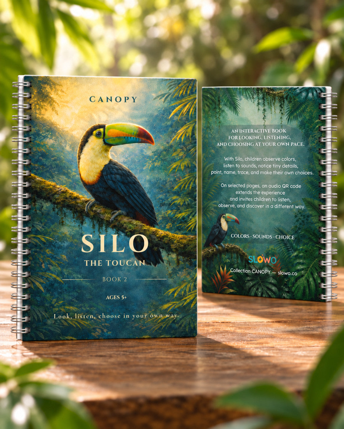 Carnet CANOPY — Silo le toucan — édition anglais