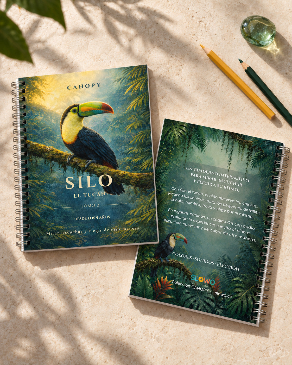 Carnet CANOPY — Silo le toucan — édition espagnol