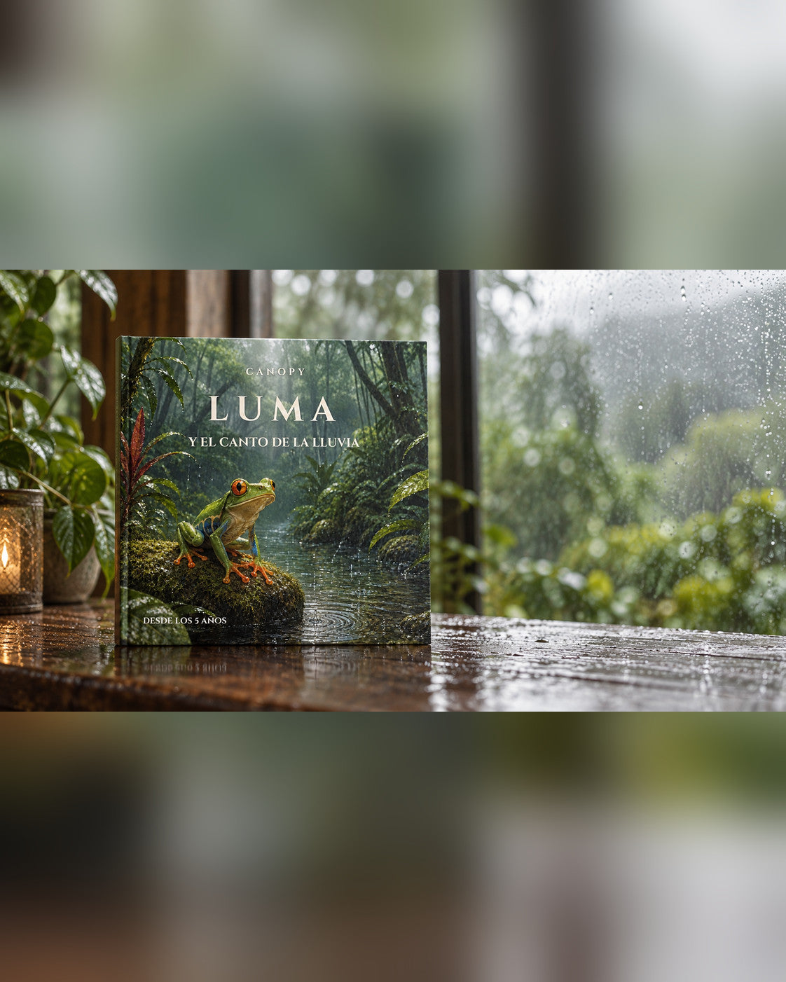 Livre CANOPY — Luma et le chant de la pluie — édition espagnol