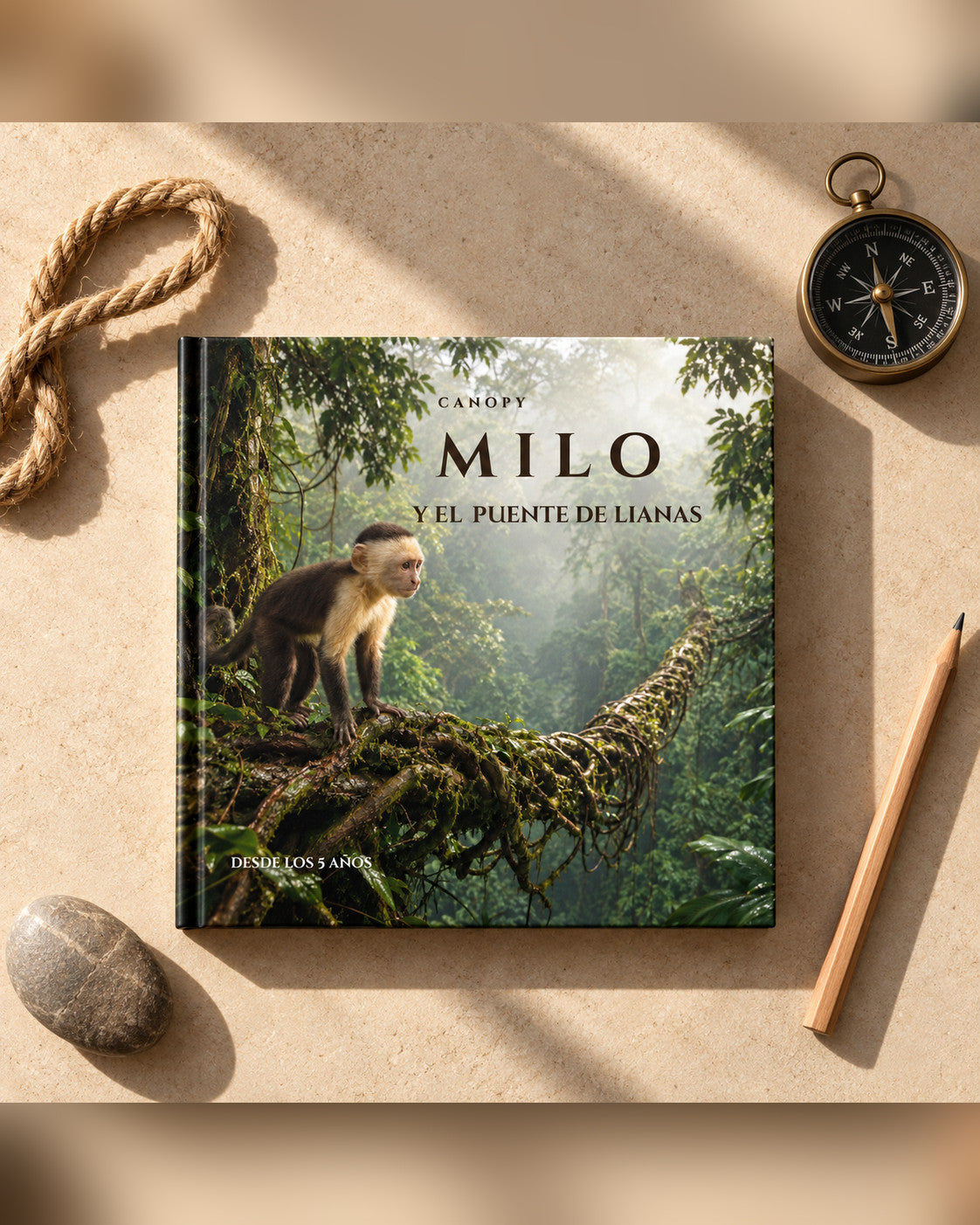 Livre CANOPY — Milo et le pont des lianes — édition espagnol