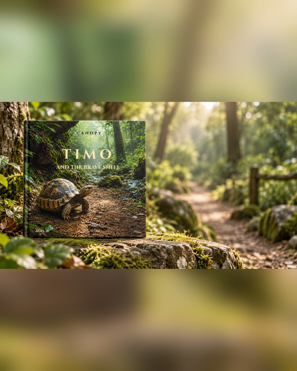 Livre CANOPY — Timo et la carapace courageuse — édition anglais
