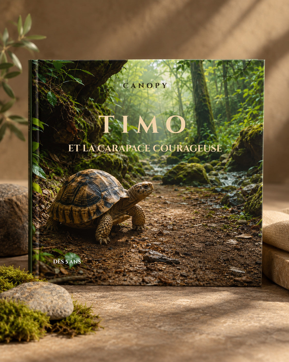 Livre CANOPY — Timo et la carapace courageuse — édition français
