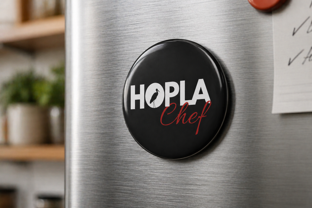 Imán distintivo Hopla Chef