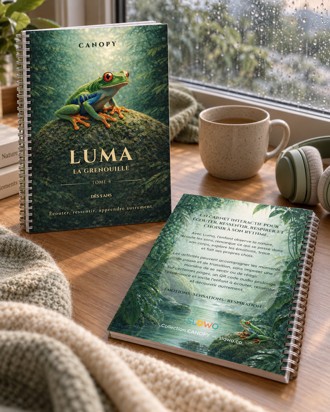 Carnet CANOPY — Luma la grenouille — édition français