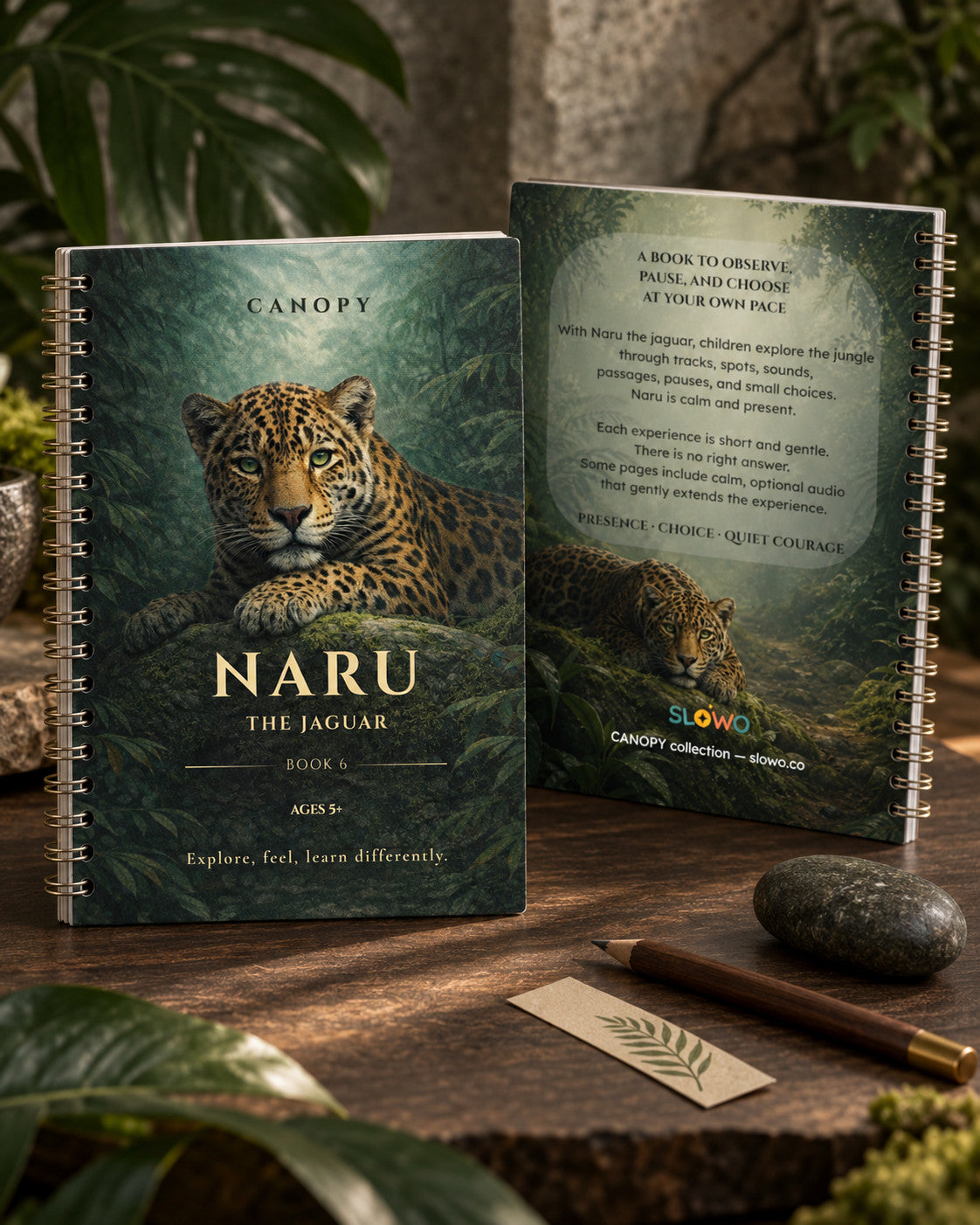Carnet CANOPY — Naru le jaguar — édition anglais