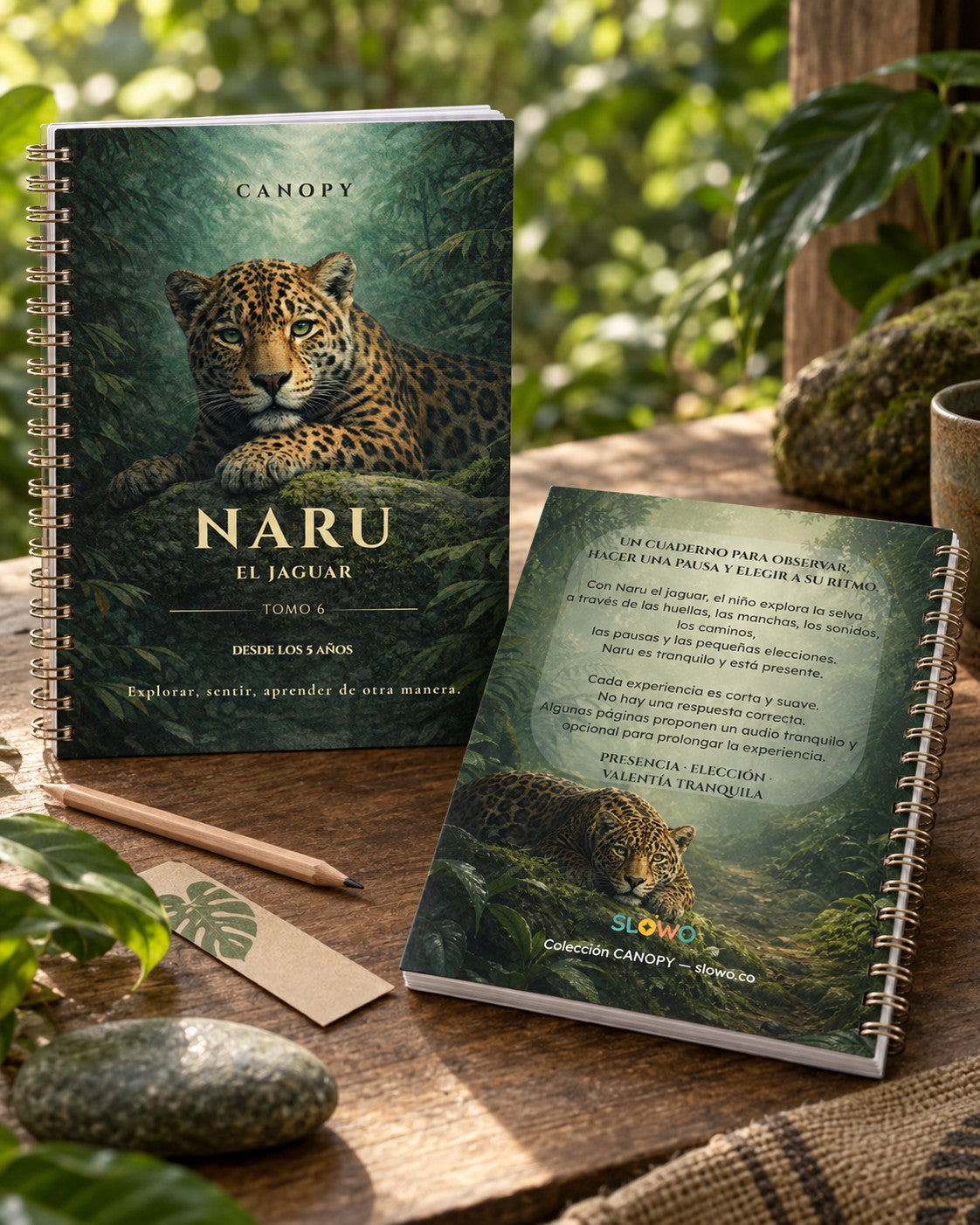 Carnet CANOPY — Naru le jaguar — édition espagnol