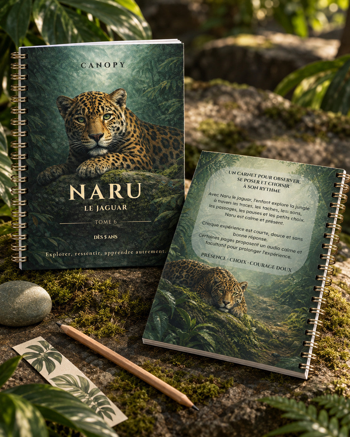 Carnet CANOPY — Naru le jaguar — édition français