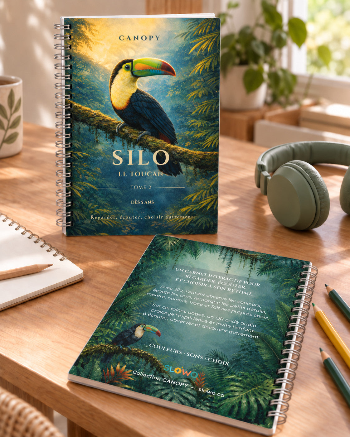 Carnet CANOPY — Silo le toucan — édition français