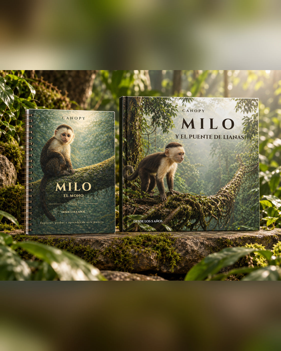 Coffret CANOPY Milo — Livre + Carnet — édition espagnol