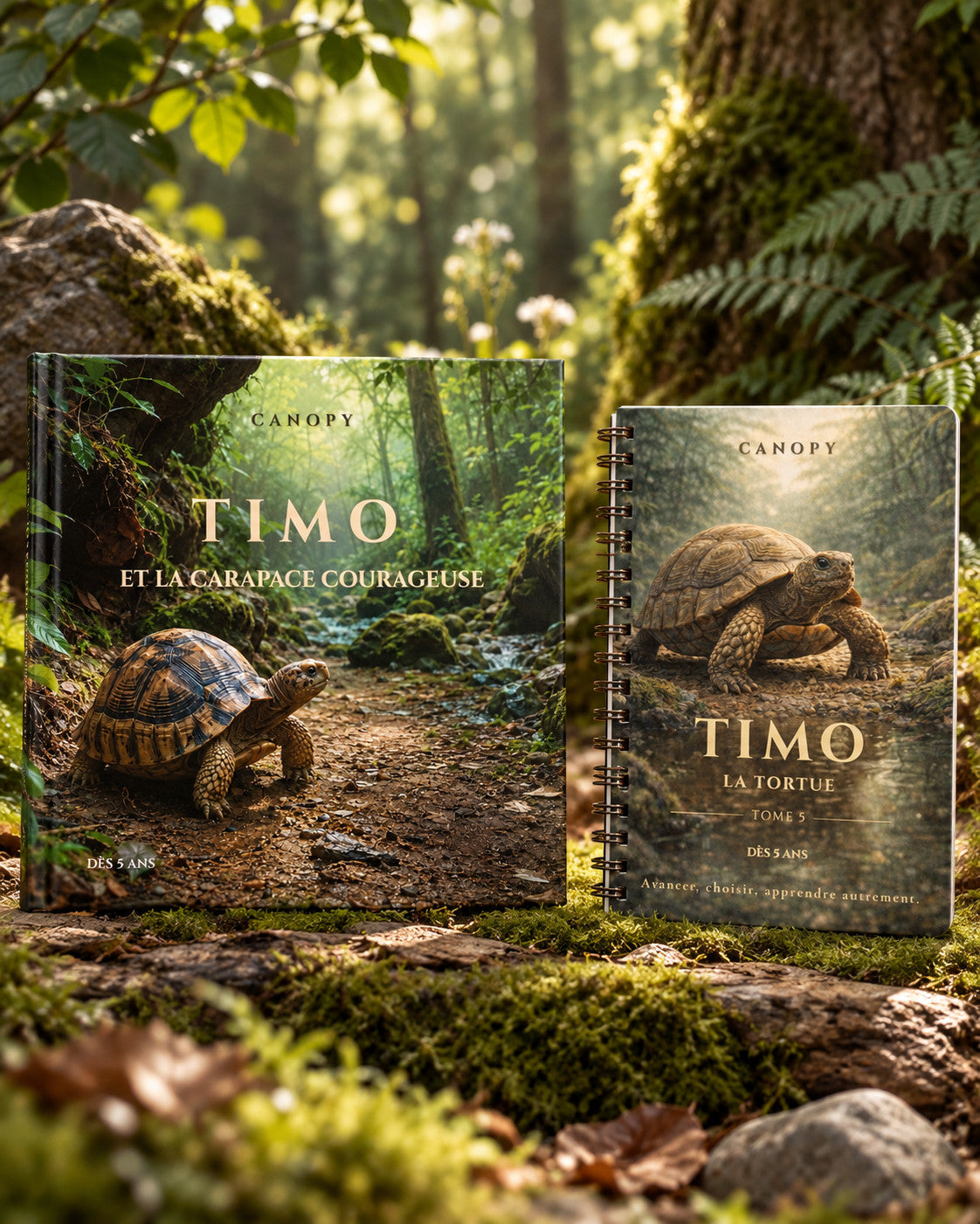 Coffret CANOPY Timo — Livre + Carnet — édition français