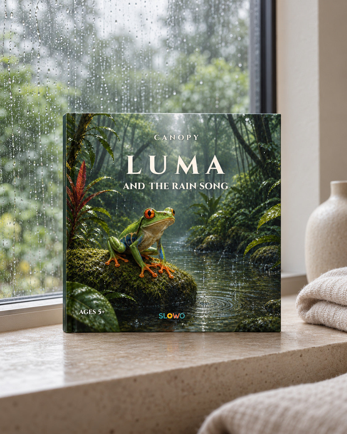 Livre CANOPY — Luma et le chant de la pluie — édition anglais