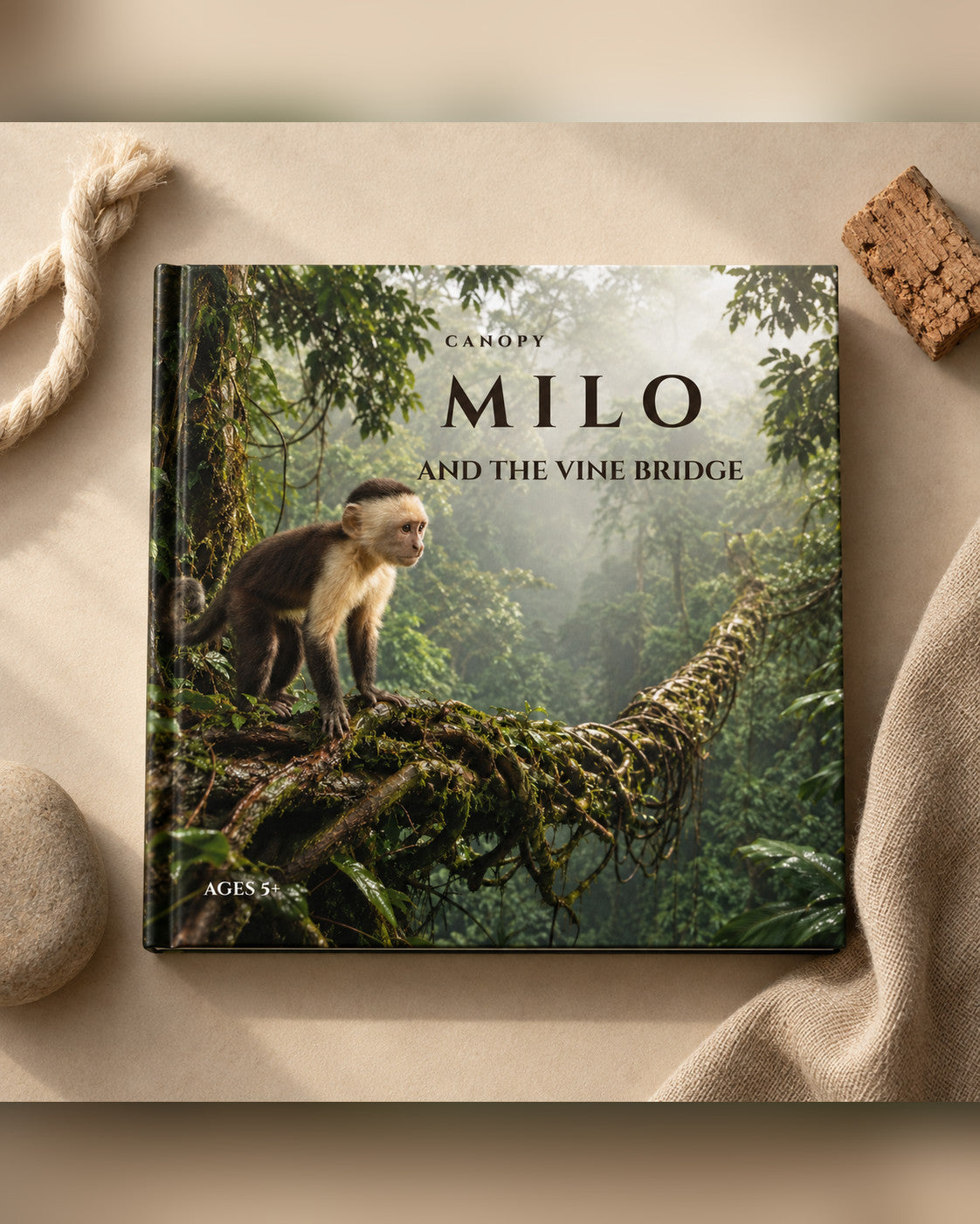 Livre CANOPY — Milo et le pont des lianes — édition anglais