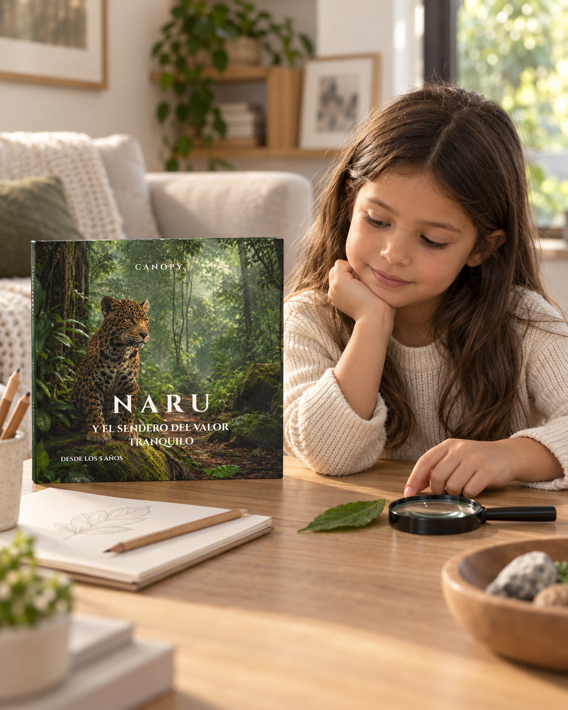 Livre CANOPY — Naru et le sentier du courage calme — édition espagnol