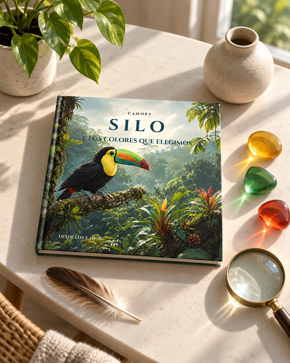 Livre CANOPY — Silo et le choix des couleurs — édition espagnol