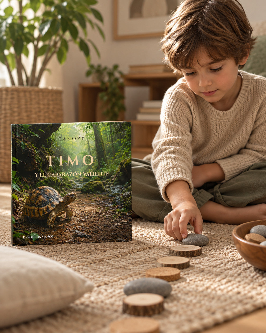 Livre CANOPY — Timo et la carapace courageuse — édition espagnol
